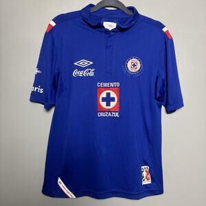 12-13 Cruz Azul Umbro Home Jersey Kit Shirt Medium Vintage Futball Soccer